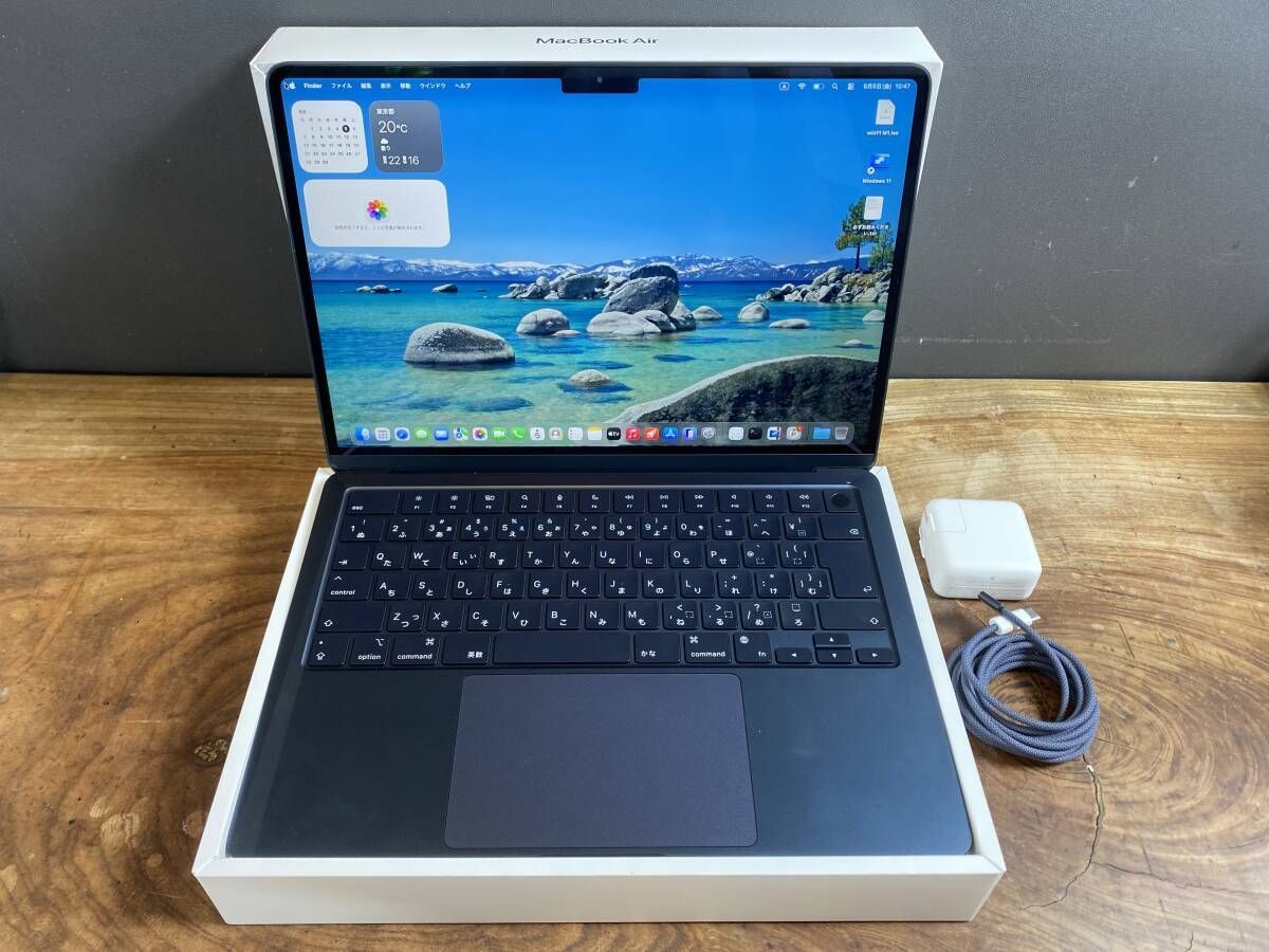 美品 MacBook Air M2 16GB/256GB W11 Office2024付 - メルカリ