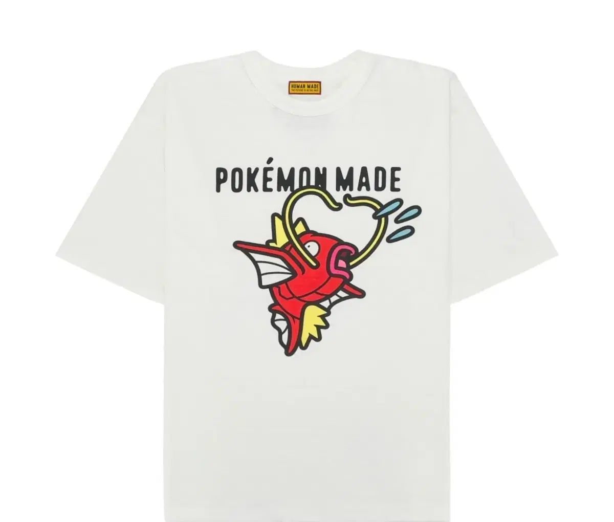 (2XL 3XL) HUMAN MADE ヒューマンメイド x ポケットモンスター メイド ギャラドス Tシャツ 白
