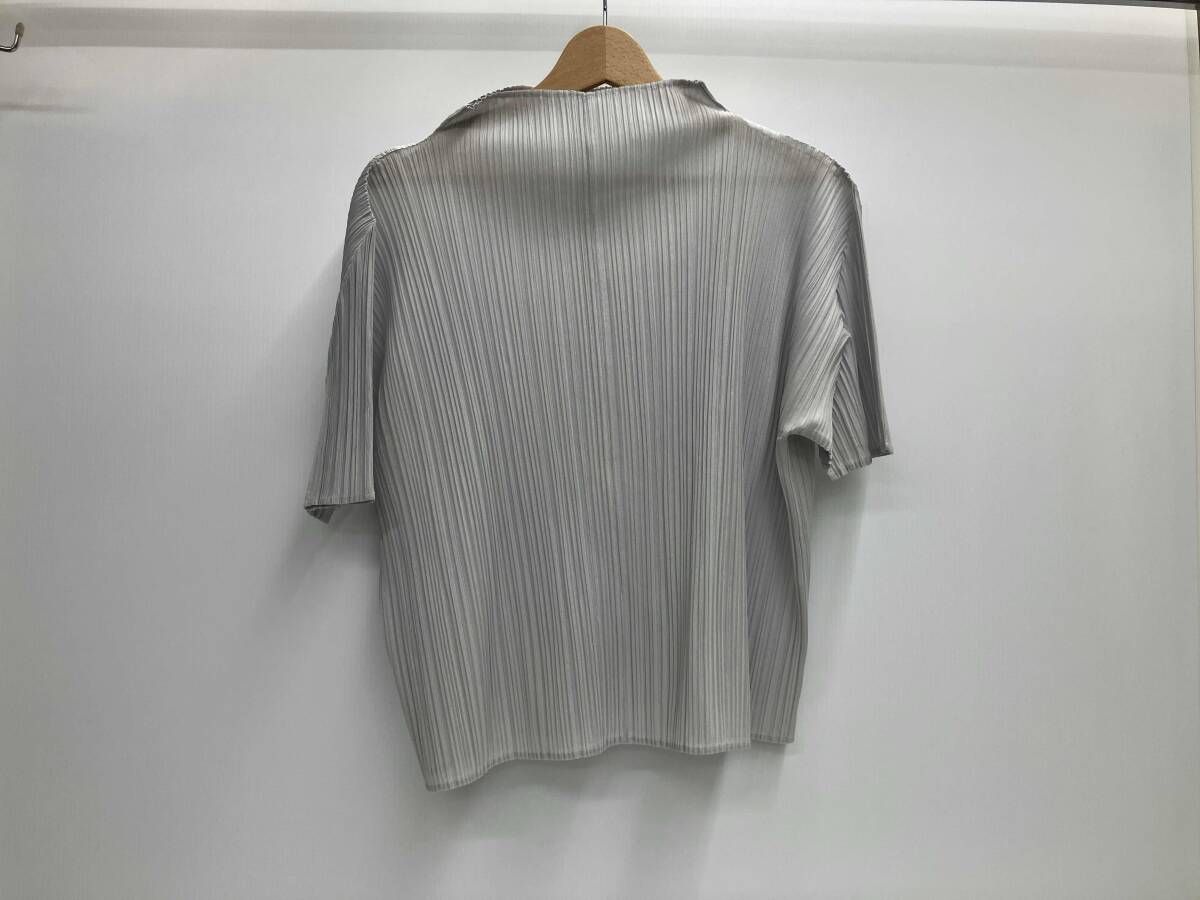 PLEATS PLEASE プリーツブレーズ 半袖Tシャツカットソー BLK Uネック