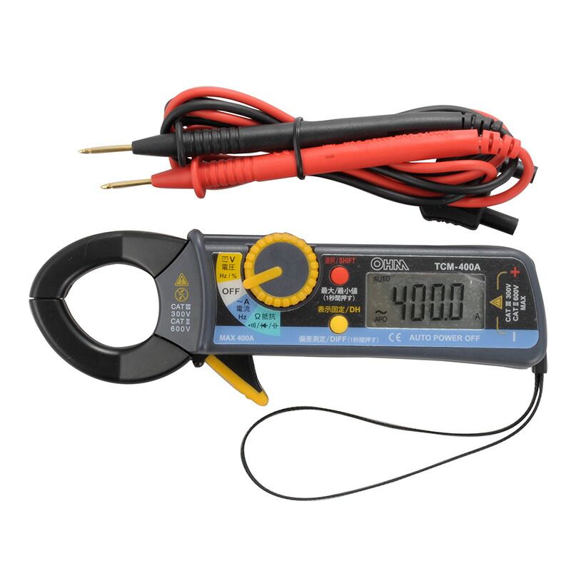 【新品】オーム電機 デジタルクランプメーター_TCM-400A 04-1892 9,605円