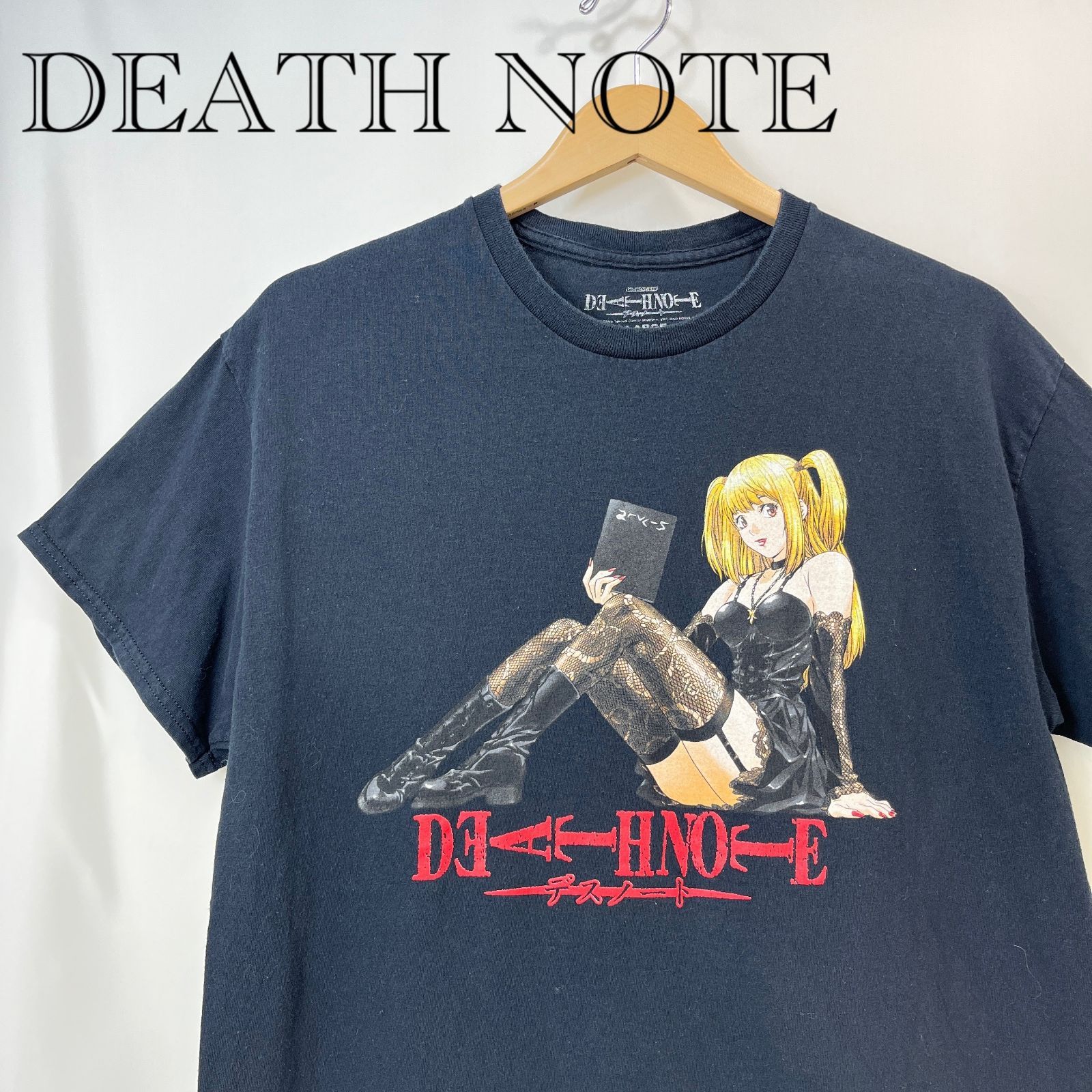 DEATH NOTE デスノート 弥海砂 ミサミサ Tシャツ L ブラック _266423