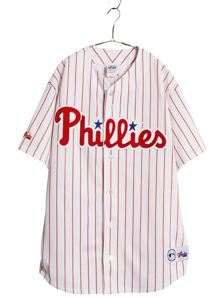 USA製 フィリーズ ベースボール シャツ メンズ XL / MLB オフィシャル マジェスティック 大リーグ ユニフォーム ゲームシャツ 大きいサイズ