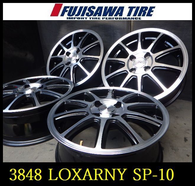 【3848】B送料無料▲LOXARNY SPORT SP-10▲15x5.5J 4穴 100 +42▲4本 26103395