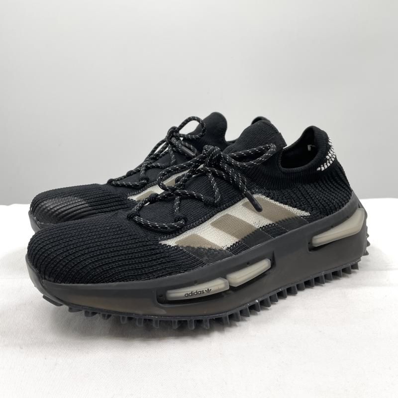 【中古】adidas NMD S1 Core Black 27cm GW5652 ブラック スニーカー アディダス エヌエムディー エスワン[17]