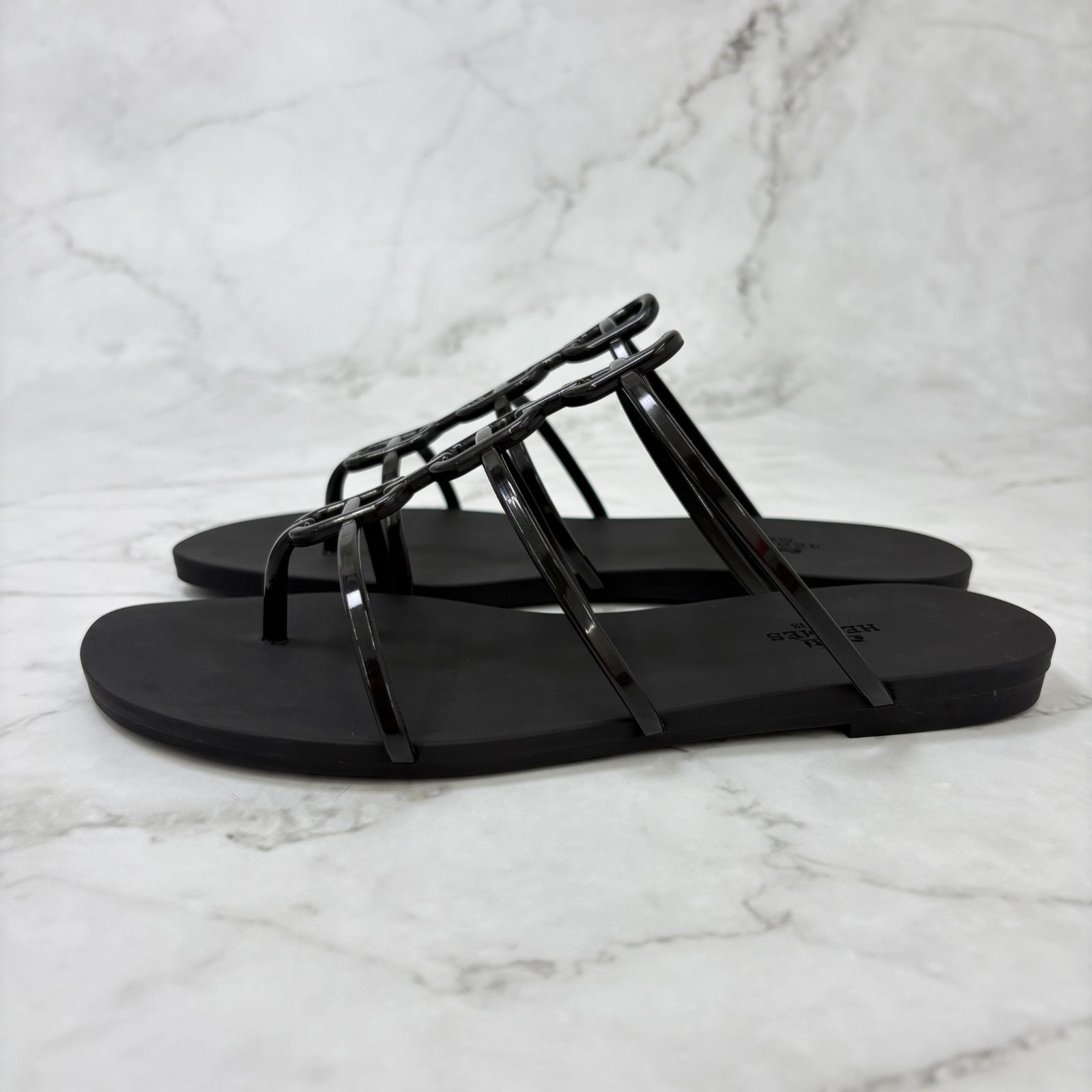 鑑定済み【 極美品 】エルメス 《 ミコノス 》 37 ( 24cm程度 
