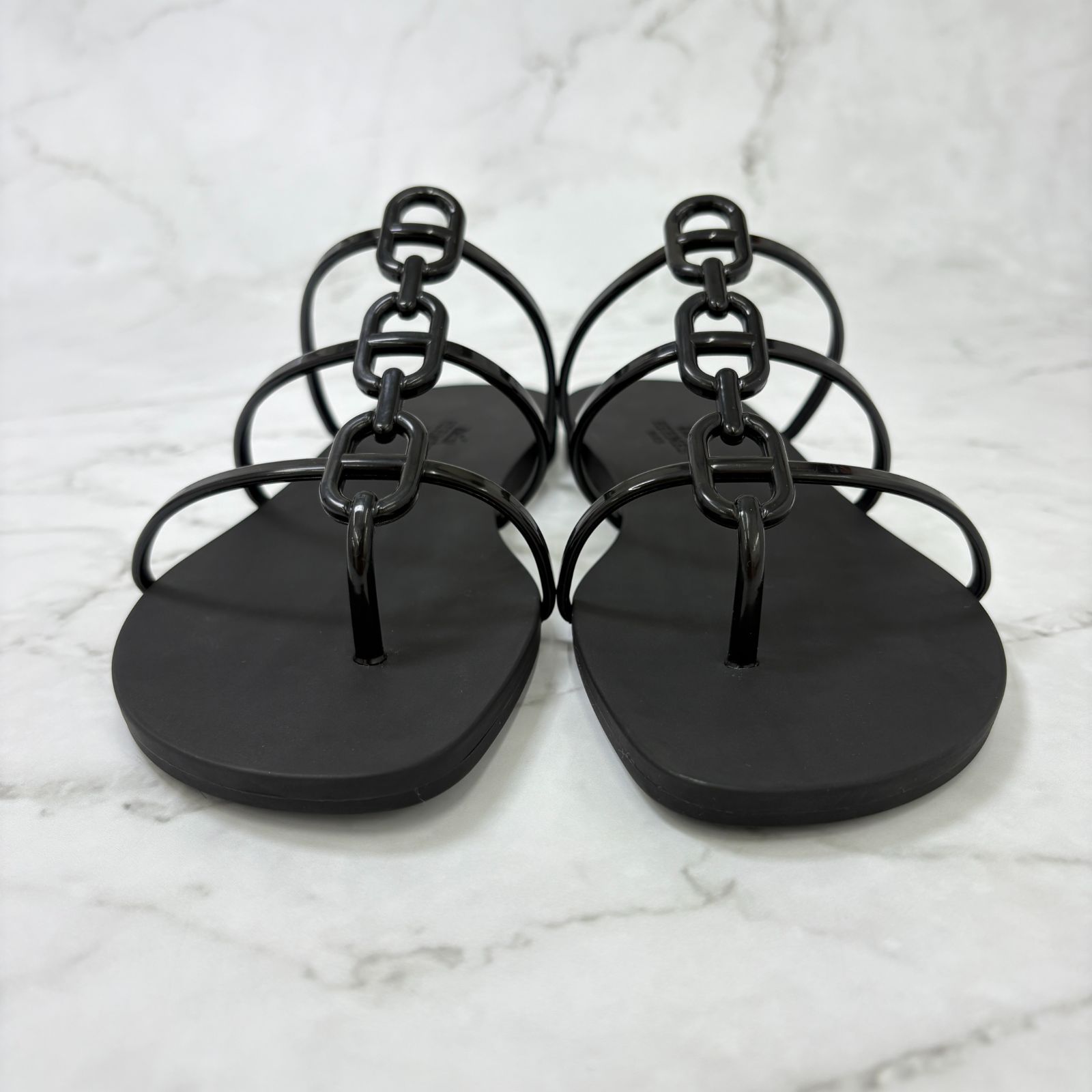 鑑定済み【 極美品 】エルメス 《 ミコノス 》 37 ( 24cm程度 