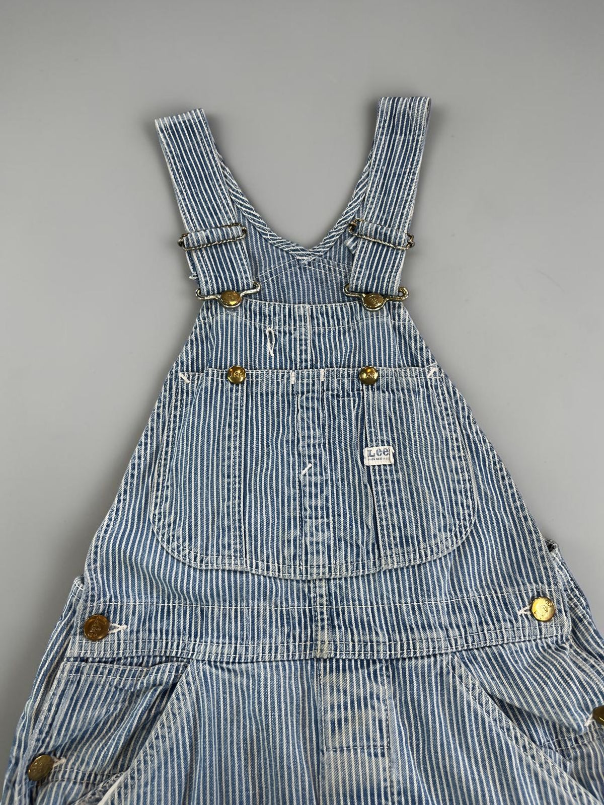 70s USA製 Lee ヒッコリーオーバーオール UNION MADE - メルカリ