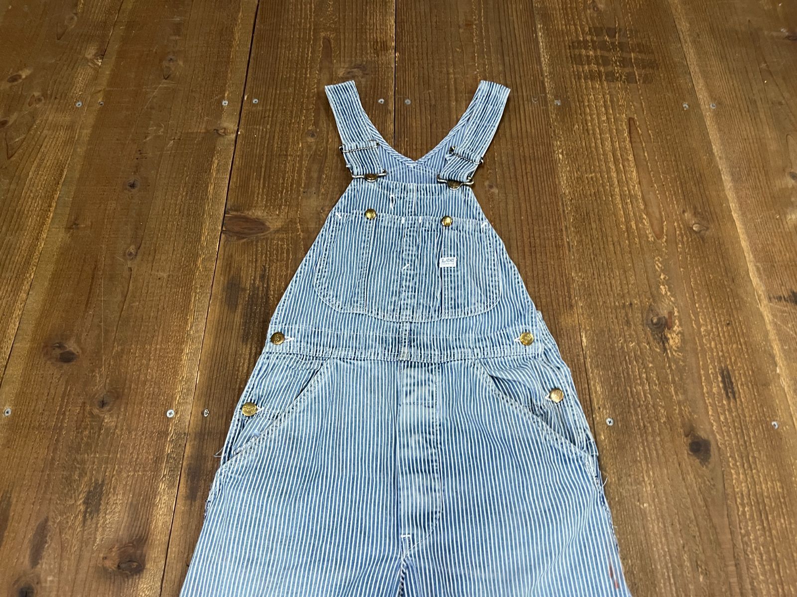 70s USA製 Lee ヒッコリーオーバーオール UNION MADE - メルカリ