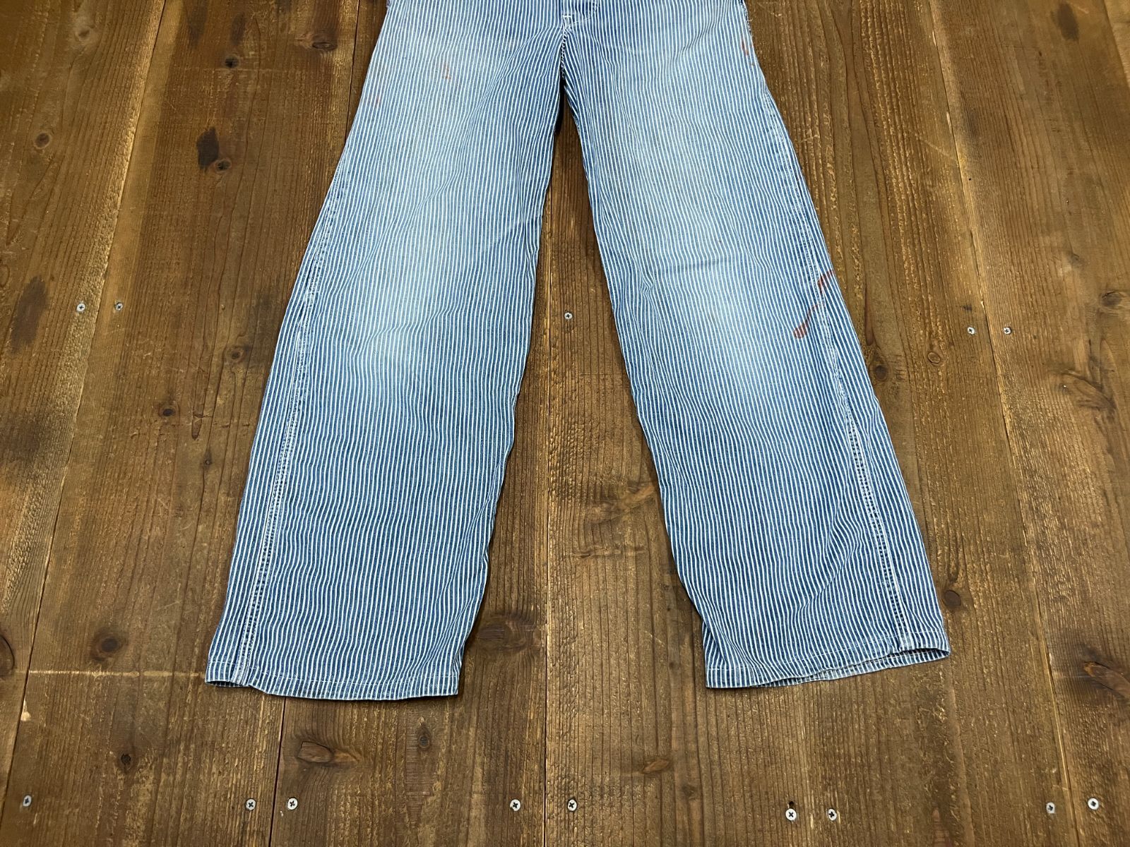 70s USA製 Lee ヒッコリーオーバーオール UNION MADE - メルカリ