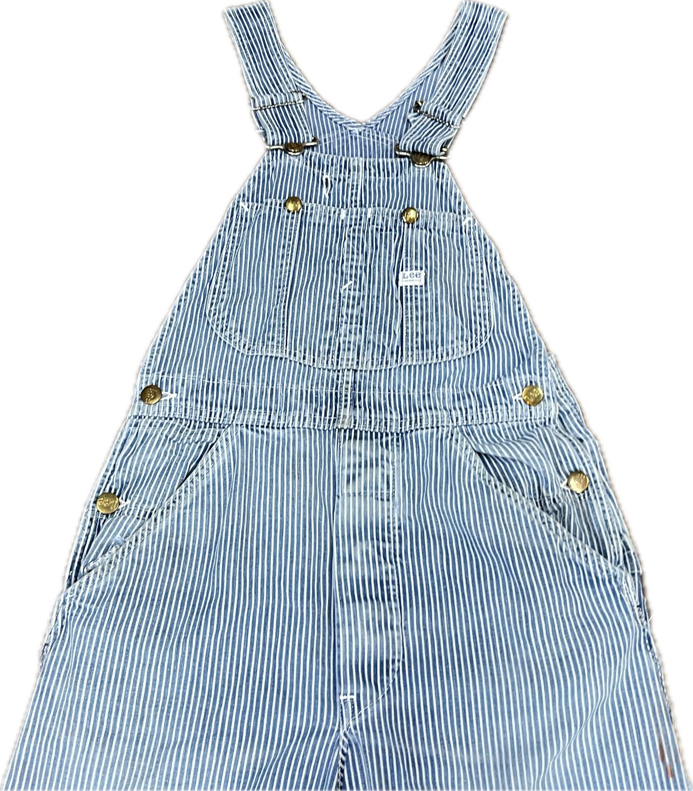 70s USA製 Lee ヒッコリーオーバーオール UNION MADE