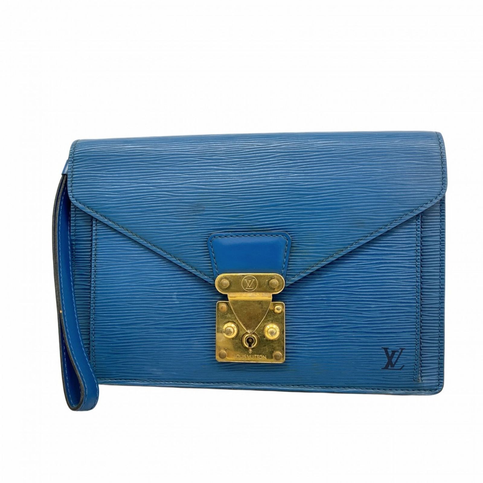 ルイ・ヴィトン(Louis Vuitton) ルイ・ヴィトン クラッチバッグ エピ ポシェットセリエドラゴンヌ M52615 トレドブルーメンズ