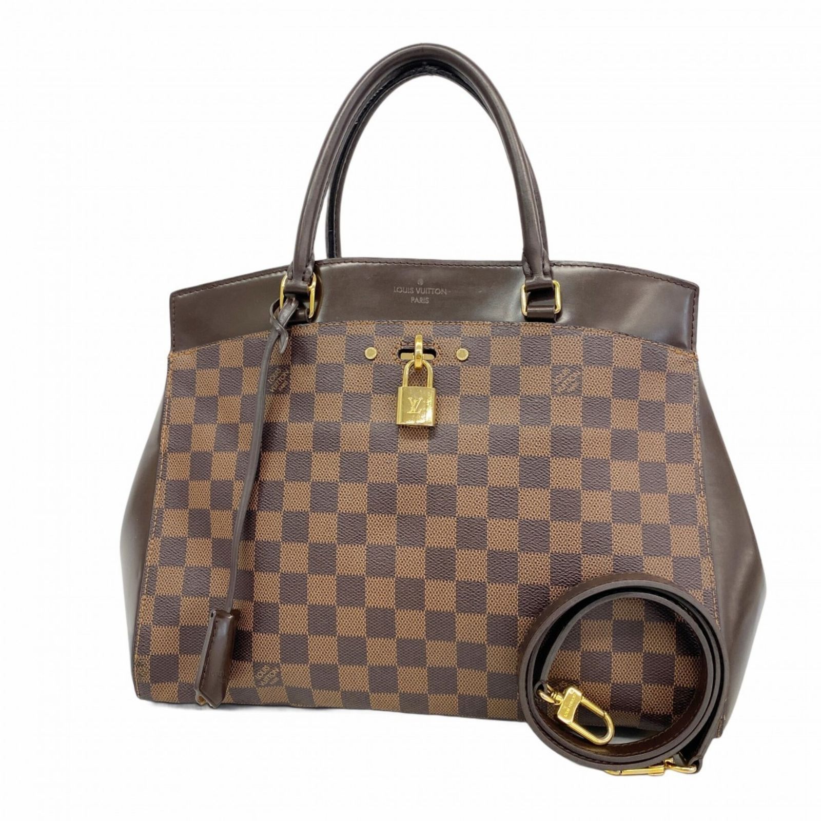 ルイ・ヴィトン(Louis Vuitton) ルイ・ヴィトン ハンドバッグ ダミエ リヴォリMM N41150 エベヌ 2wayバッグレディース