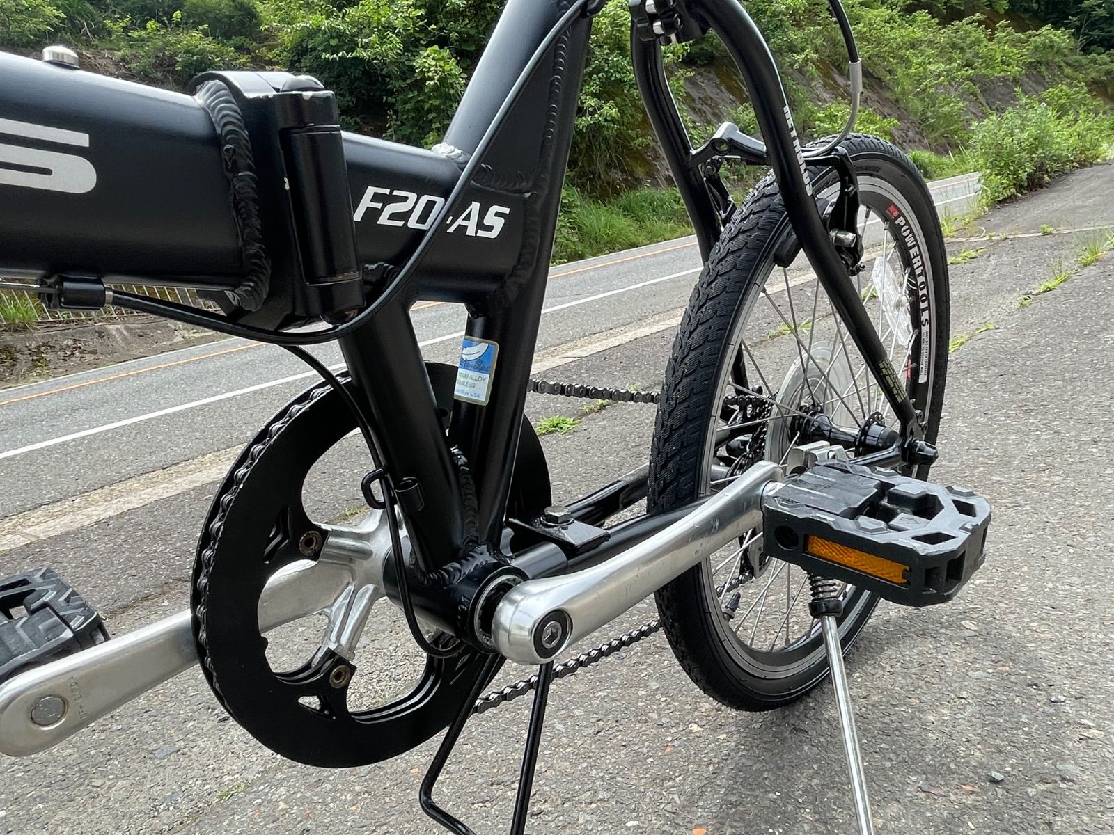 0395【即乘】送料無料 KHS 折り畳み自転車 F20-AS SHIMANO 8速