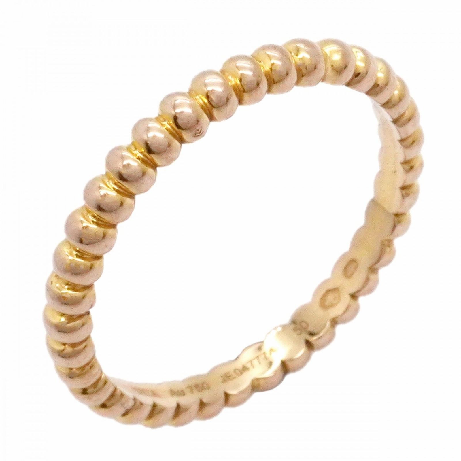 ヴァン・クリーフ＆アーペル(Van Cleef & Arpels) ヴァンクリーフ＆アーペル リング ペルレ スモール 18KPG ピンクゴールド ＃50レディース