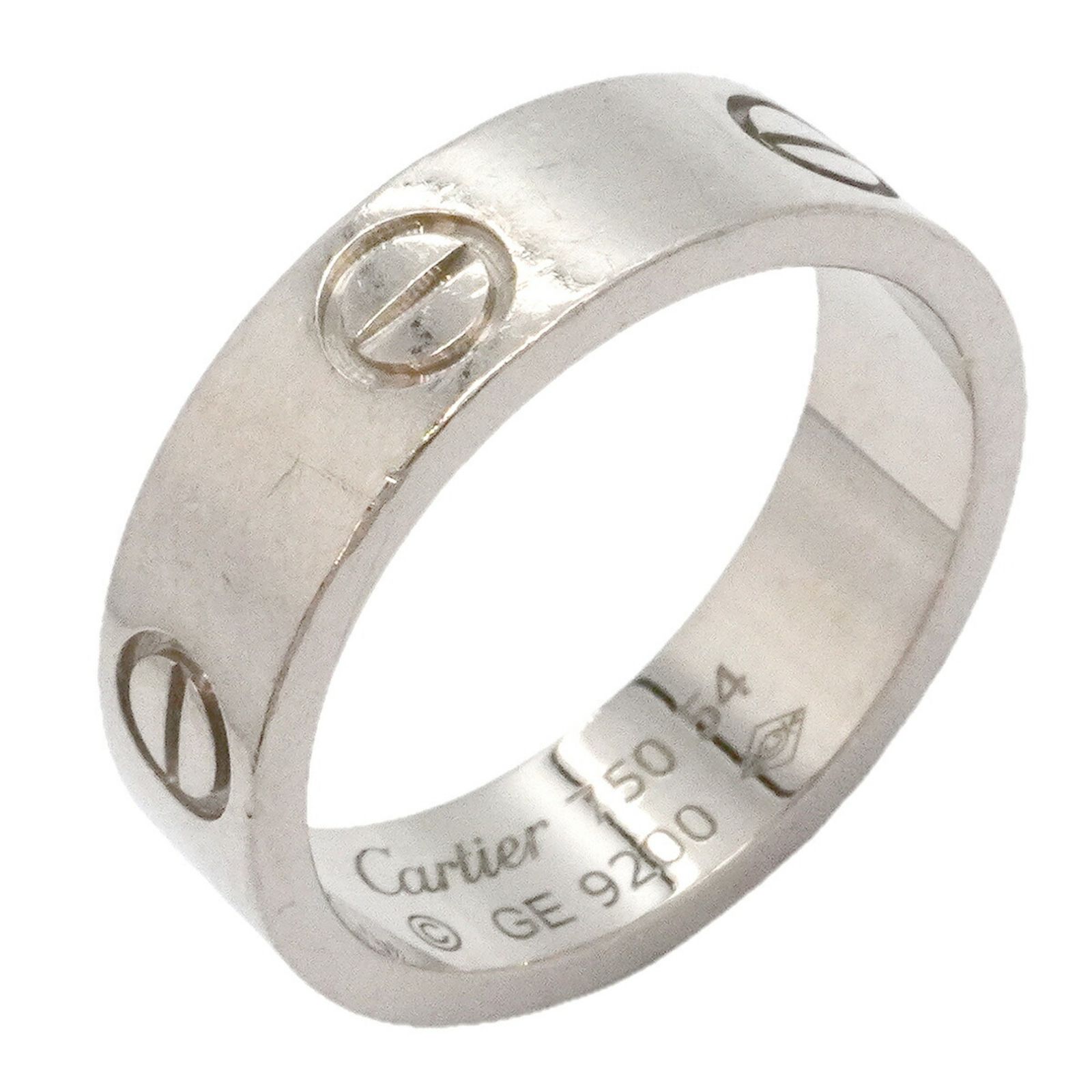 カルティエ(Cartier) カルティエ リング ラブ 18KWG ホワイトゴールド ＃54レディース
