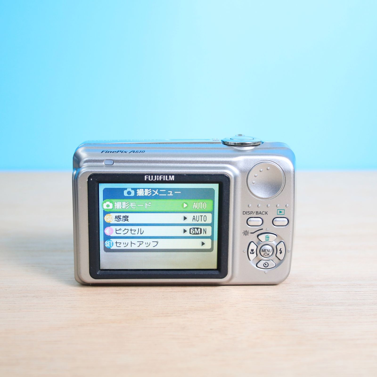 完動品❁オールドコンデジ FUJIFILM FinePix A610 単3電池式 SDカード 