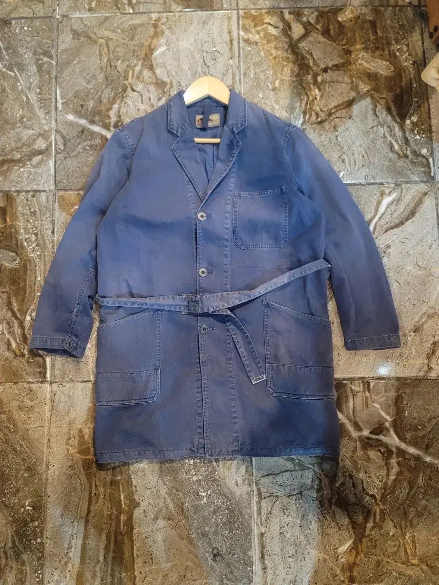 Nigel Cabourn(ナイジェル ケーボン) ベルト付き フレンチ ワークジャケット