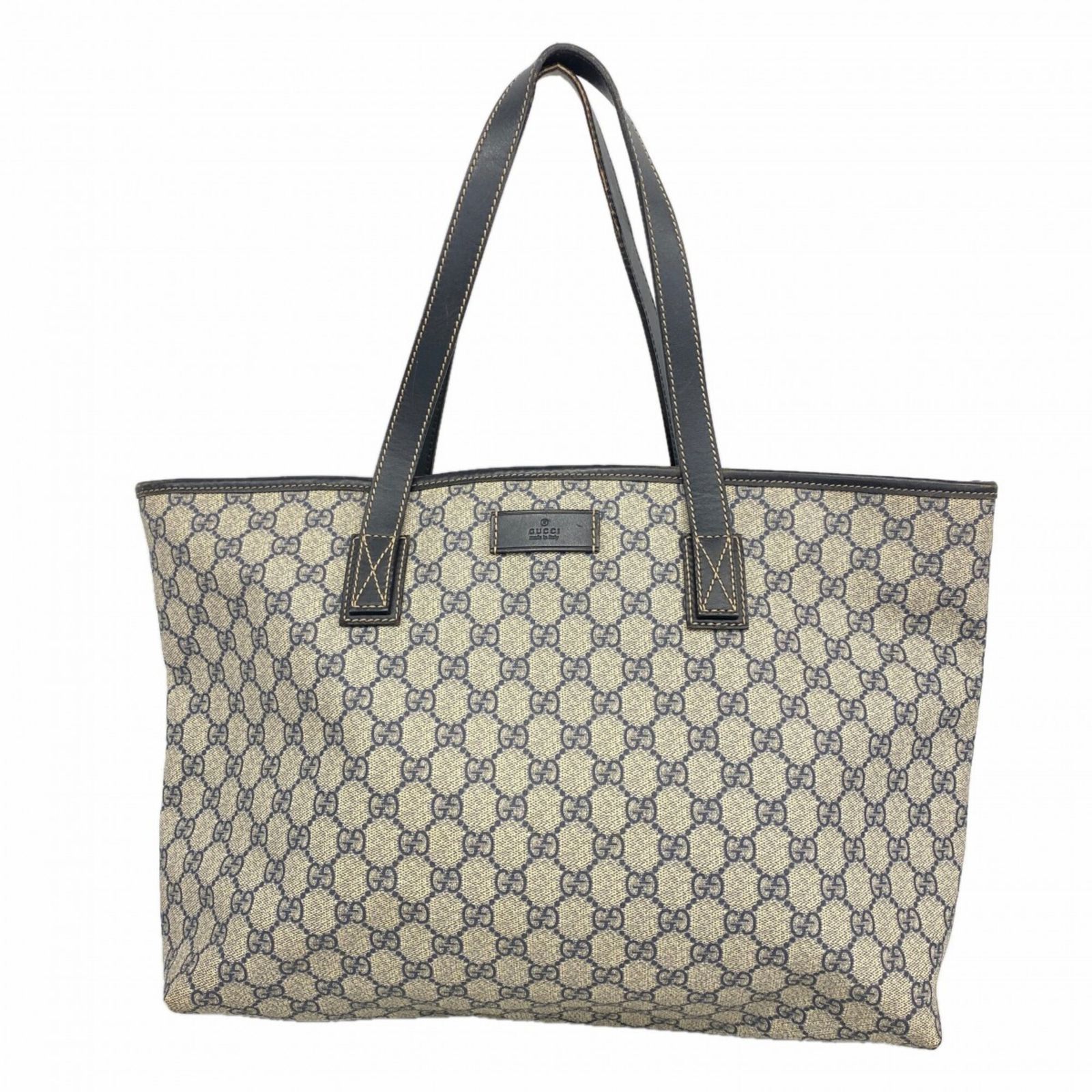 グッチ(Gucci) グッチ トートバッグ GGスプリーム 211137 ネイビー レディース