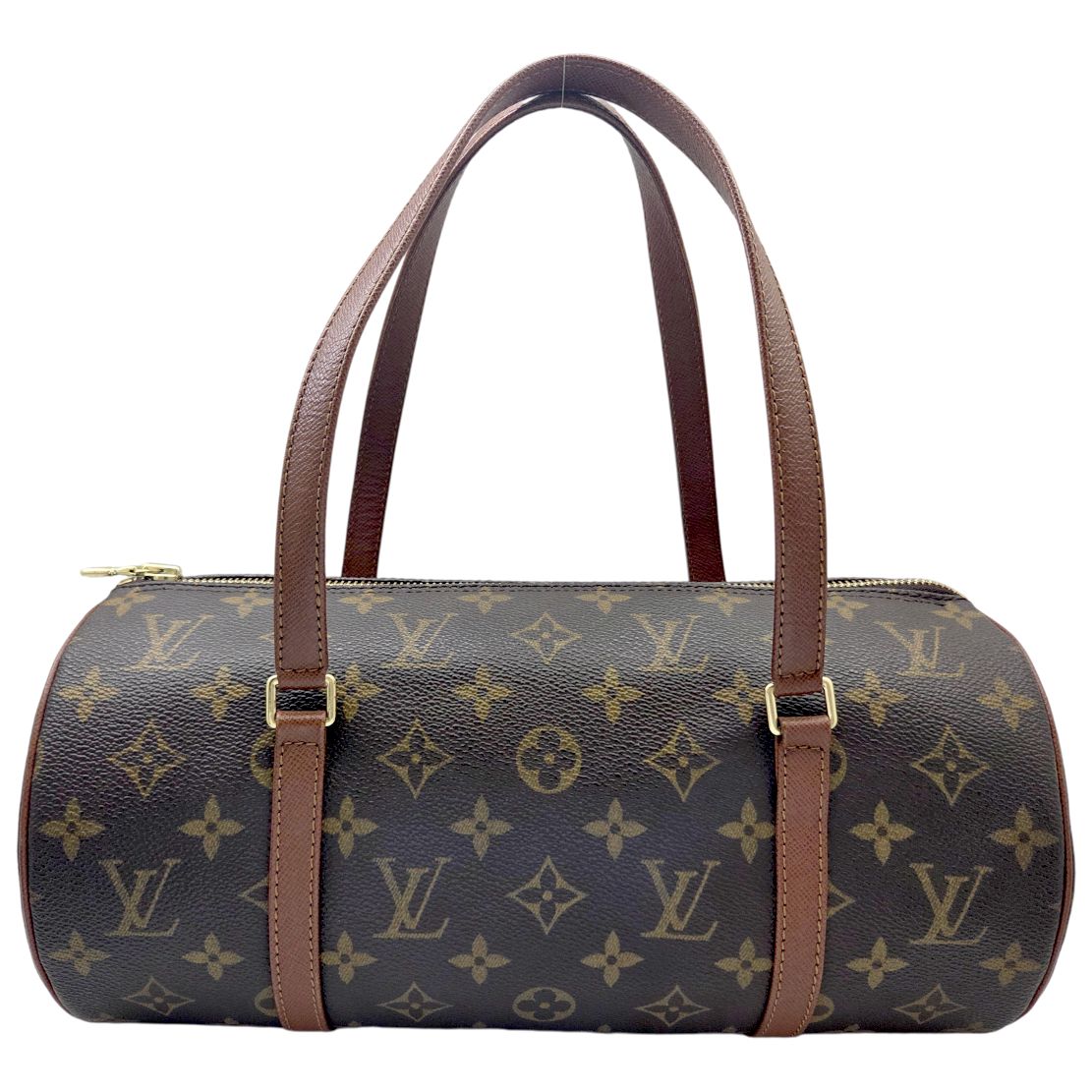 【中古】LOUIS VUITTON ルイヴィトン モノグラム パピヨン30 M51385 NO0040 ハンドバッグ トートバッグ レザー 茶 レディース ブラウン お出掛け カジュアル 人気 【ブランドギャラリー東心斎橋店】