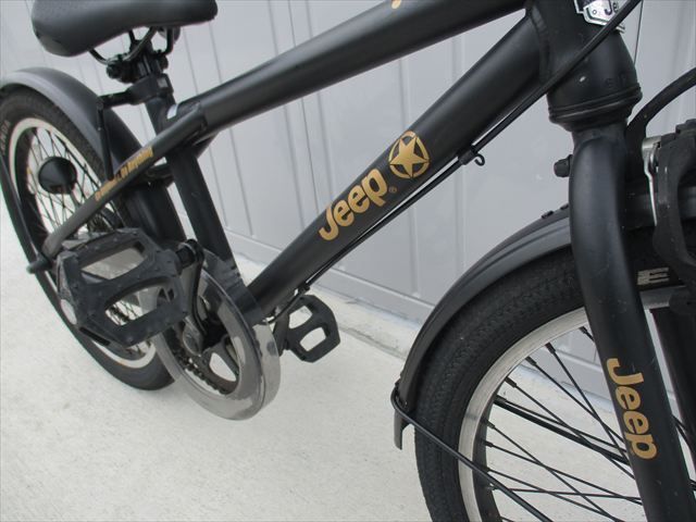 F161☆18800円☆整備済み 子供自転車 【JEEP 黒 20インチ 】 2026年最新】