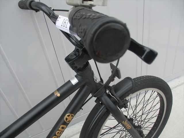 F161☆18800円☆整備済み 子供自転車 【JEEP 黒 20インチ 】 2026年最新】