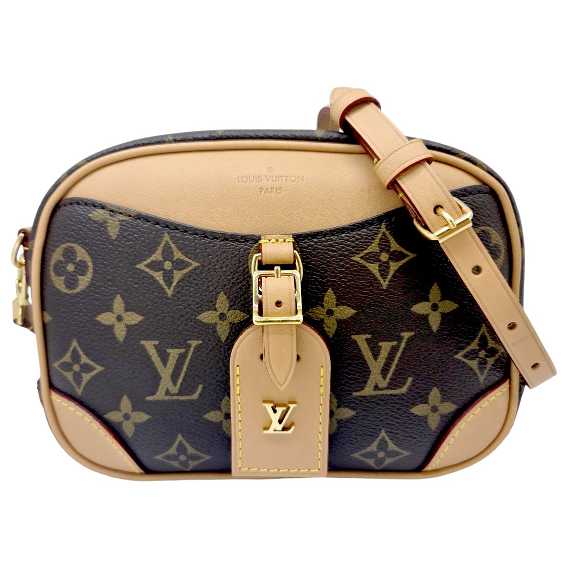 【新品同様】LOUIS VUITTON ルイヴィトン モノグラム ドーヴィルミニ M45528 ショルダーバッグ ポシェット MINI DU4290 レディース 人気 おしゃれ モノグラムキャンバス ブラウン 【ブランドギャラリー東心斎橋店】