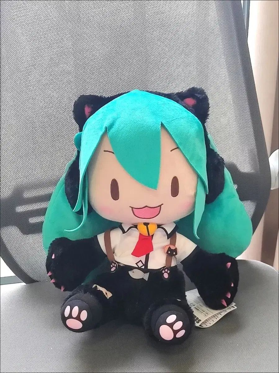 現物 初音ミク SEGA セガ 公式 猫 ぬいぐるみ IN ぬい ミクパン
