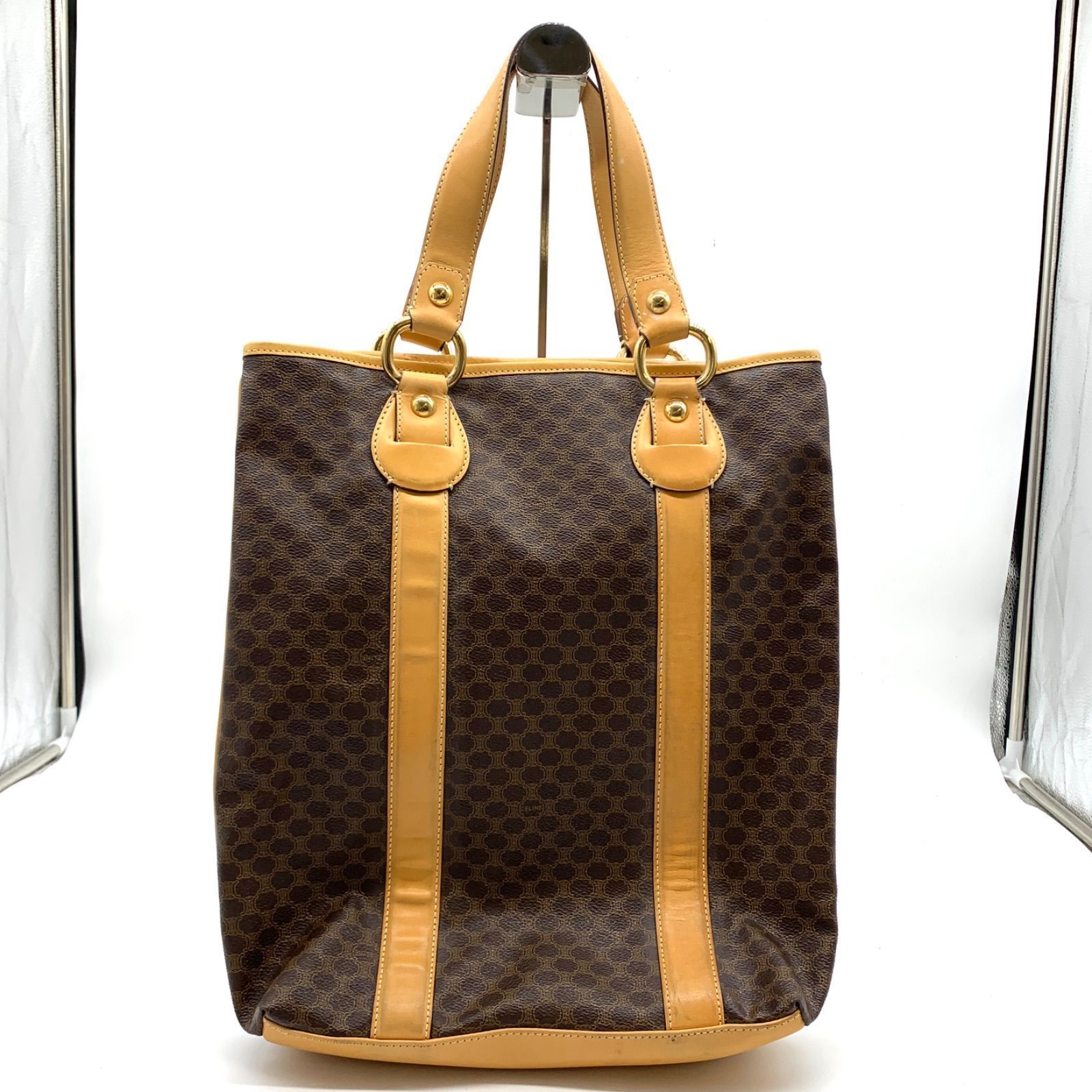 U827【お買い得】CELINE トートバッグ マカダム柄 - メルカリ