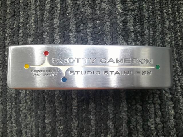中古 パター タイトリスト スタジオステンレスニューポート2 303/オリジナルスチール//0[2164]■博多