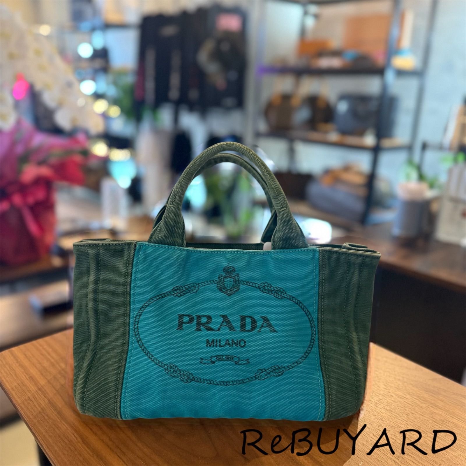 プラダ（PRADA）「カナパ（CANAPA）」バイカラーモデル - メルカリ