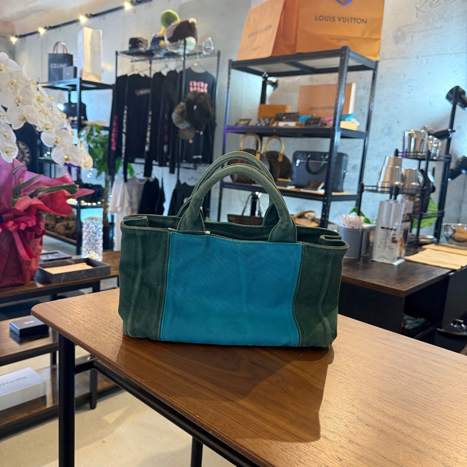 プラダ（PRADA）「カナパ（CANAPA）」バイカラーモデル - メルカリ