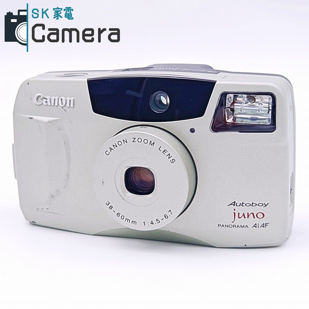 【中古】 Canon Autoboy juno PANPRAMA AiAF コンパクトフィルムカメラ キャノン オートボーイ テスト用フィルムにて確認済
