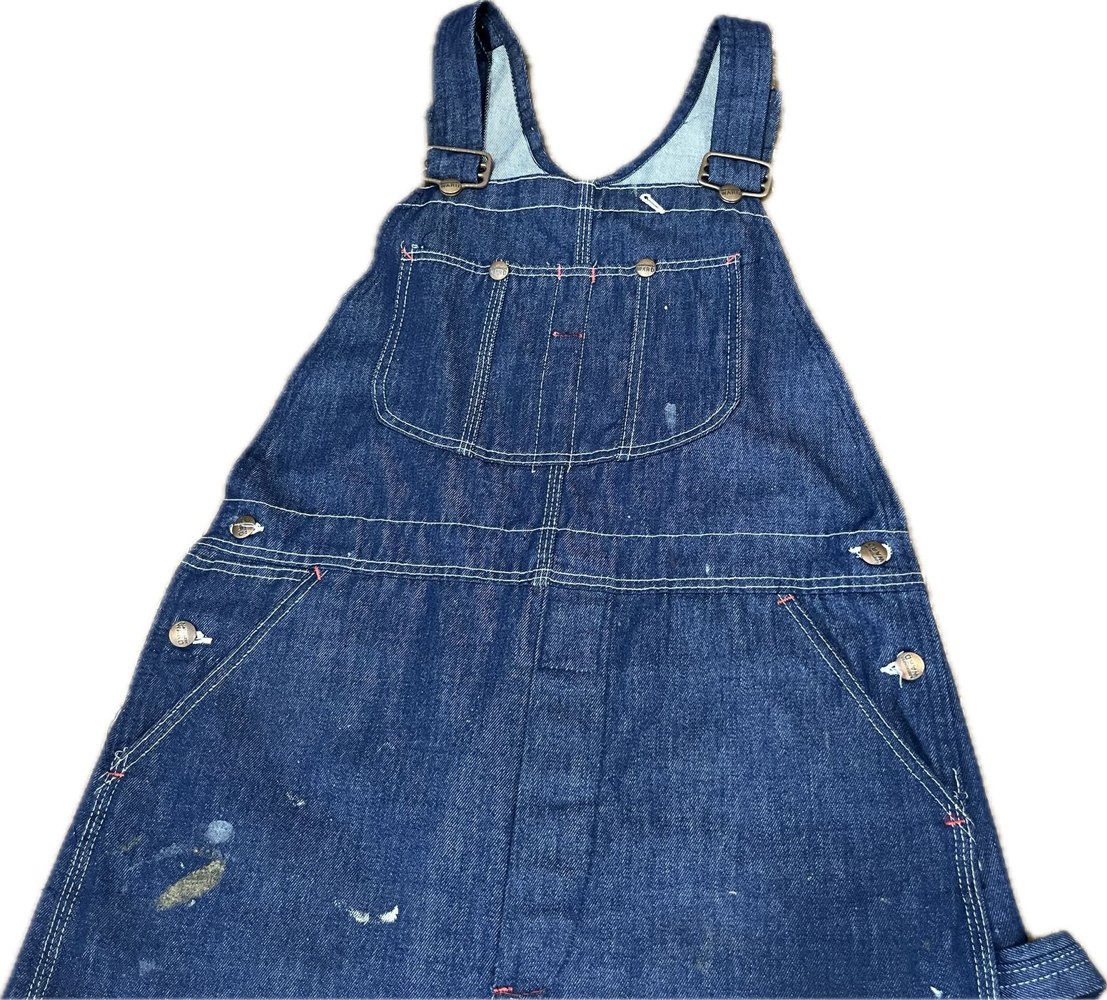 1970s-80s Montgomery Ward Denim Overalls / Made in USA