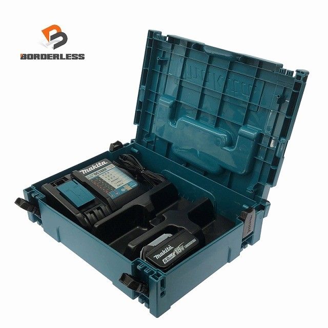 ☆美品☆makita マキタ 純正リチウムイオンバッテリー BL1860B 充電器 DC18RF マックパック付き 電動工具 蓄電池129550