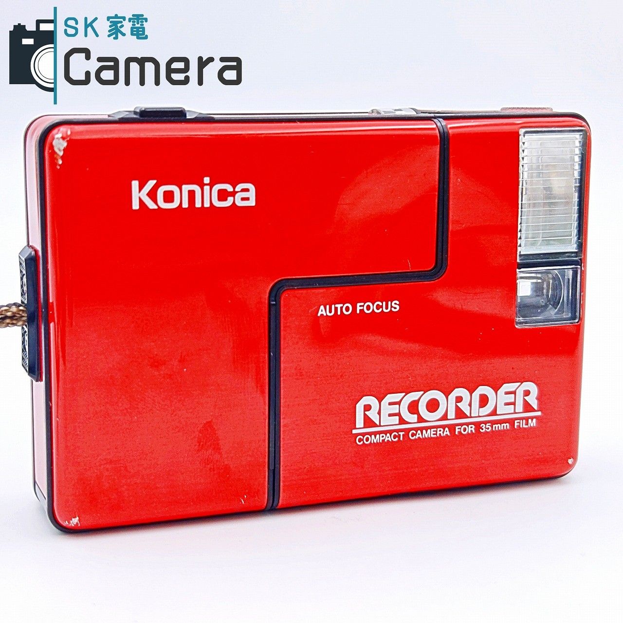 中古】 Konica RECORDER HEXANON 24mm F4 コニカ レコーダー 赤