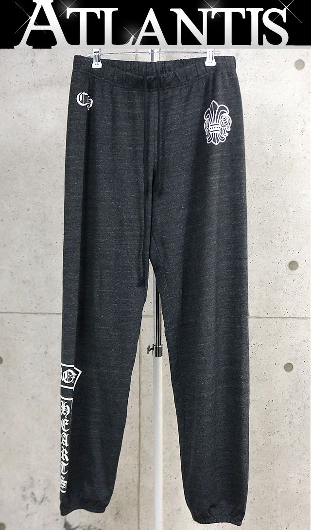 CHROME HEARTS 新宿店 クロムハーツ Tバー ロゴ スウェットパンツ メンズ size:M グレー 31314