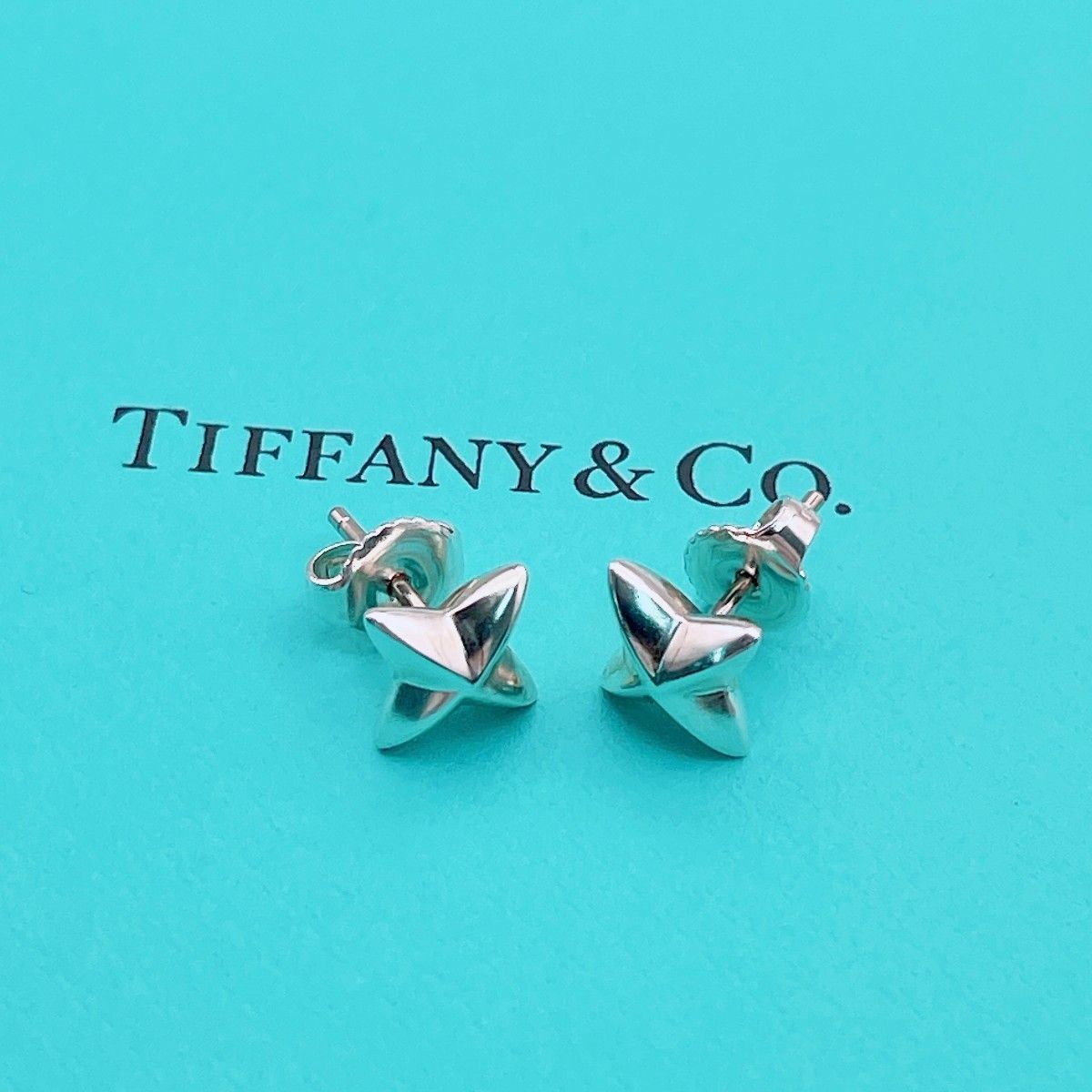 ◇ティファニー◇新品仕上済 Tiffany&Co. シリウススター ピアス Ag925