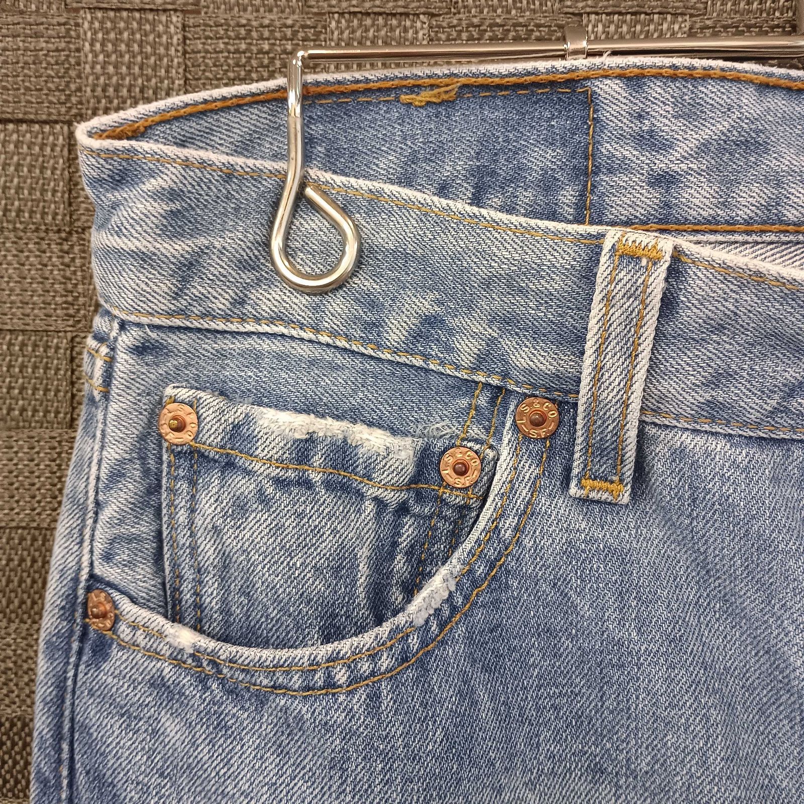 Levi's リーバイス 501 刻印553 USA製 W29 L32 ライトブルー デニム