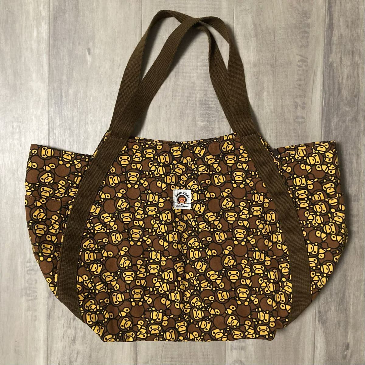 BABY MILO マザーズ トートバッグ a bathing ape BAPE tote bag マイロ エイプ ベイプ アベイシングエイプ トート バッグ y58