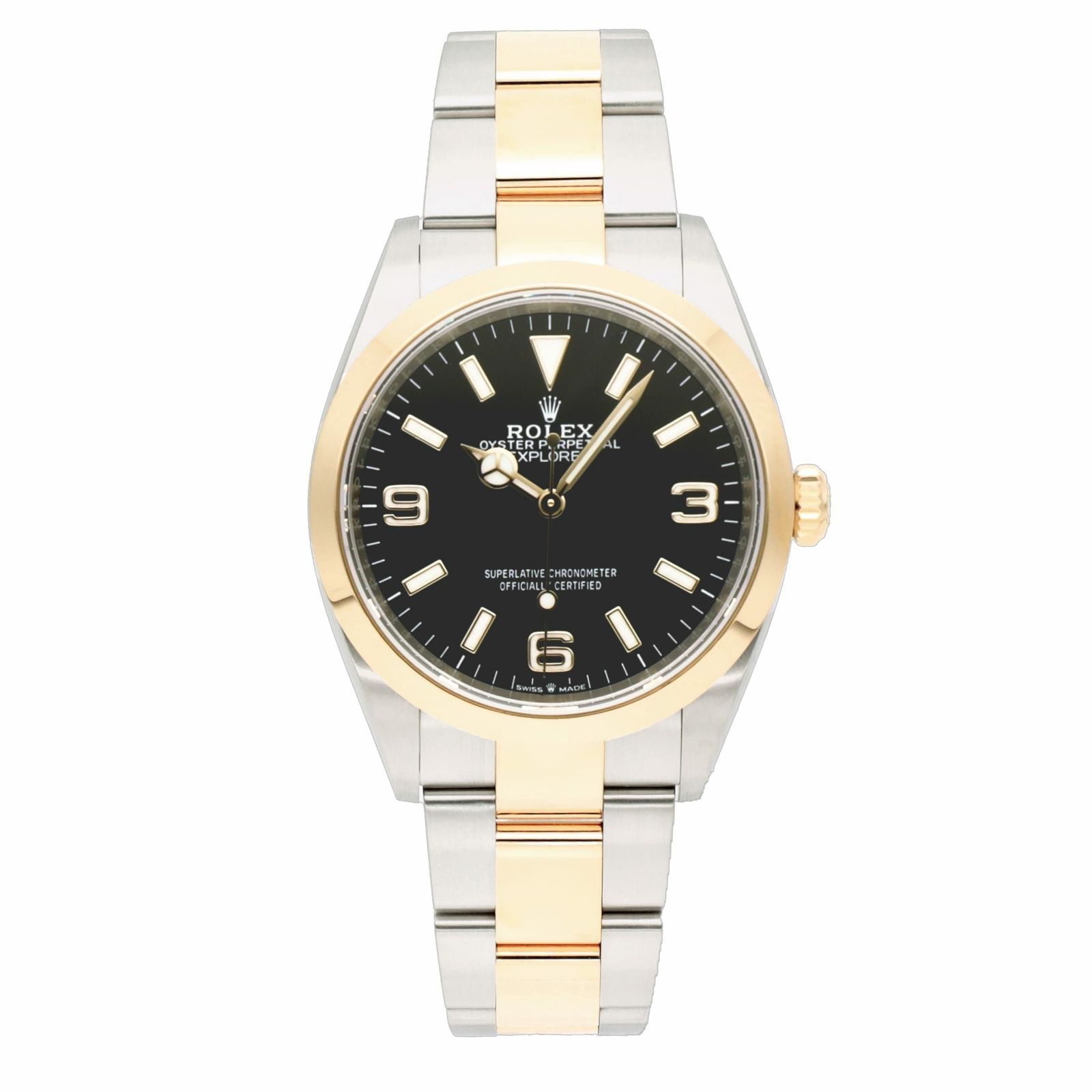 【中古AB】ロレックス 時計 エクスプローラー36 124273 ブラック文字盤 自動巻き ROLEX