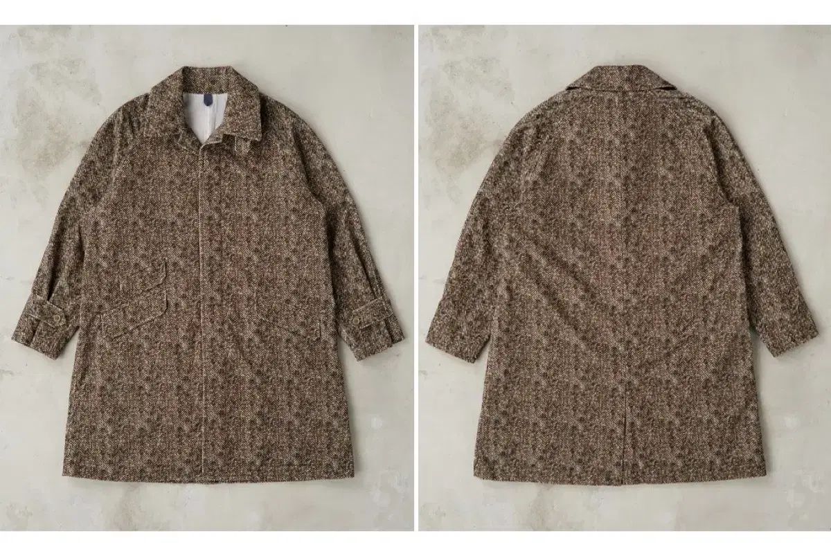 (新品) TS(S) tweed printed corduroy coat