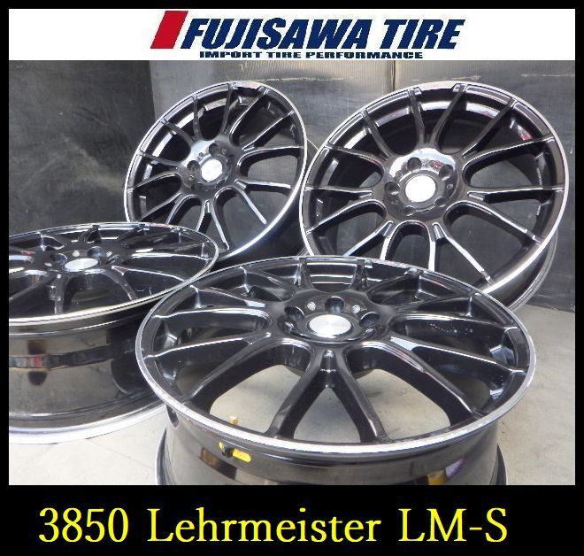 3850】B送料無料△Lehrmeister LM-S△19x7.5J 5穴 114.3 +48△4本