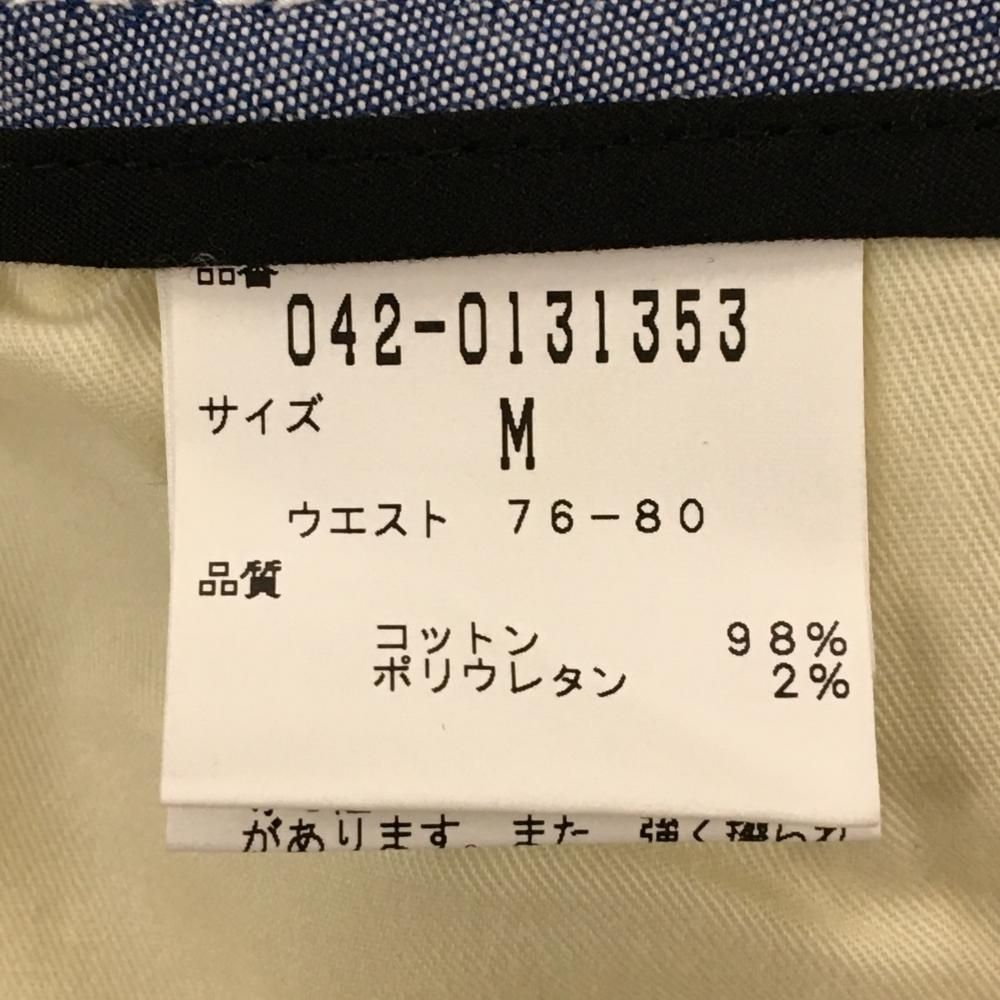 【超美品】セントアンドリュース パンツ 黒×白 総柄 ストレッチ メンズ M ゴルフウェア St ANDREWS