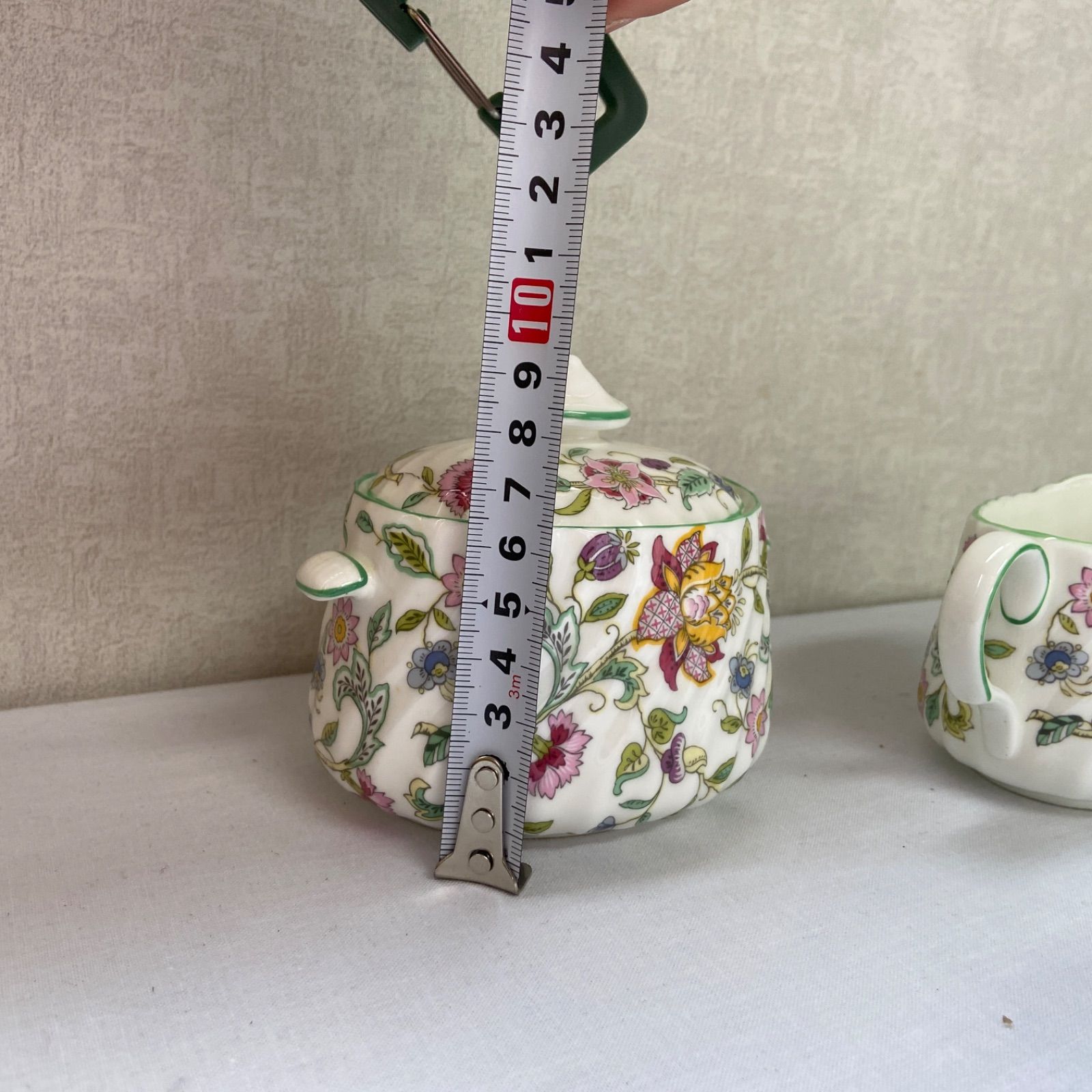 【新品未使用保管品】ミントン ハドンホール ティーポット カップソーサー セット 未使用】ミントン ハドンホール ティーセット カップ＆ソーサー 6客