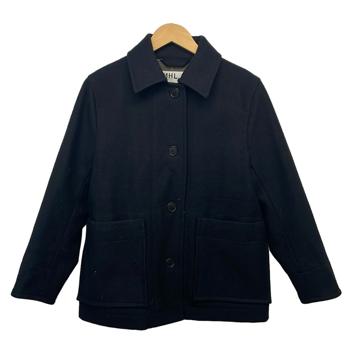 MHL.(エムエイチエル) コート サイズ1 S レディース - ダークネイビー 長袖/秋/冬 8,850円