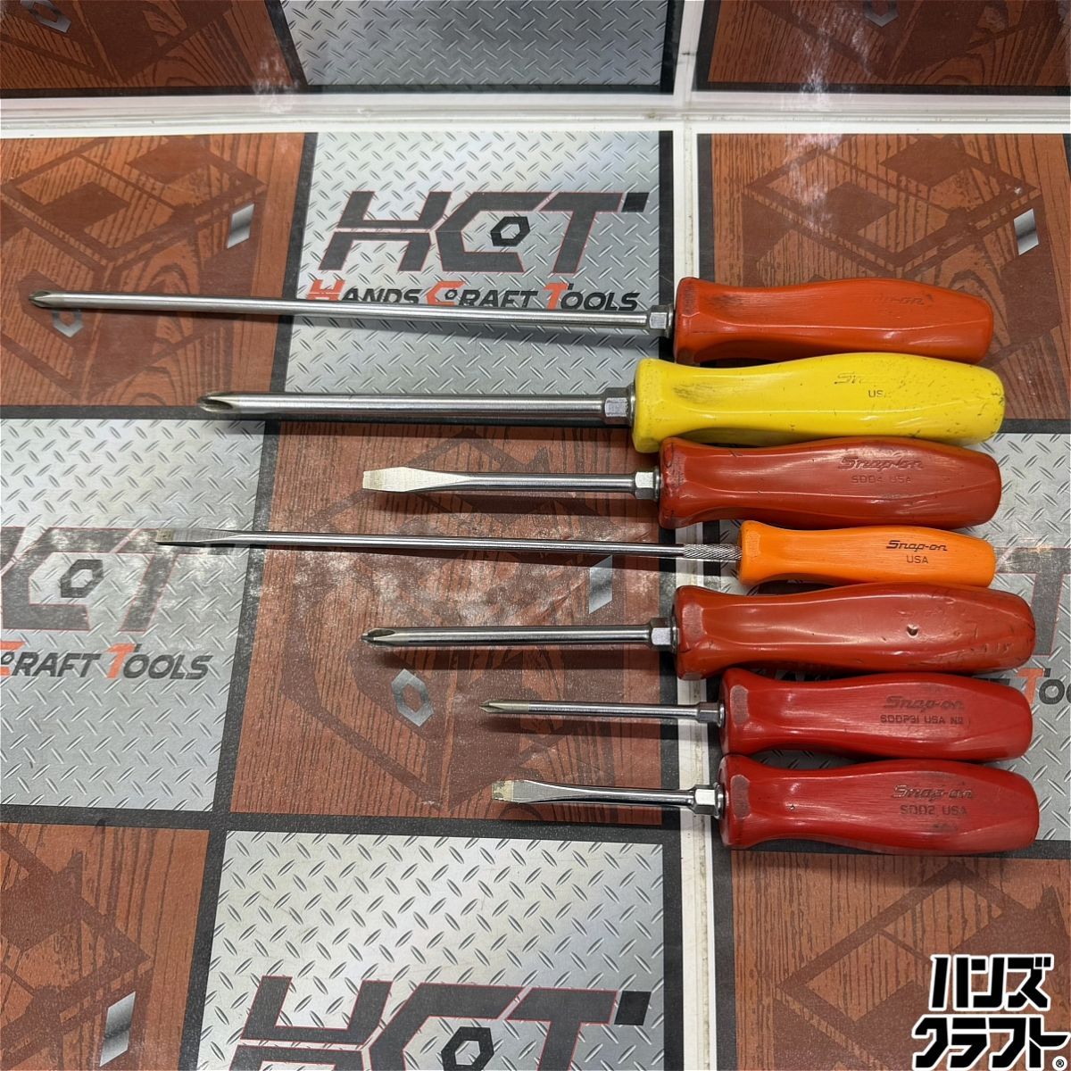 ◇【中古】Snap On スナップオン SDD2 SDDP3L SDD4 SDDP42 USA ドライバー ７本セット