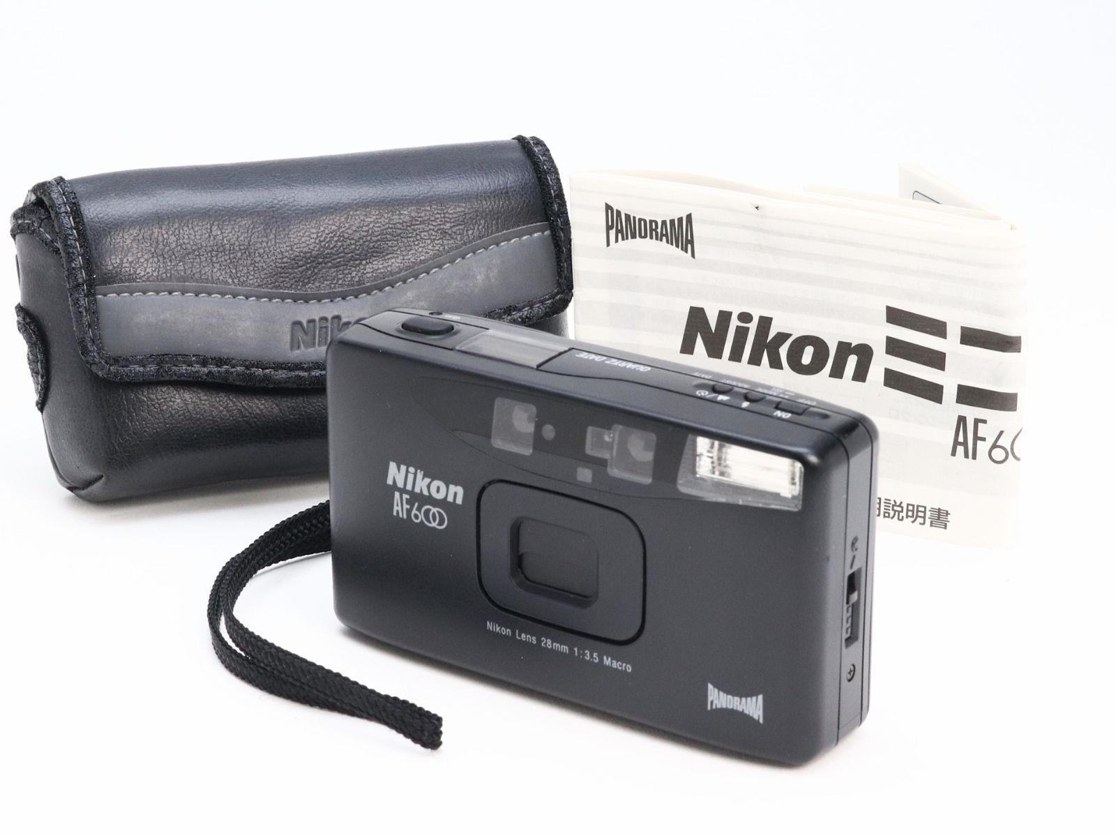 AB (良品) Nikon ニコン AF600 QD コンパクトフィルムカメラ 初期不良返品対応 55-361
