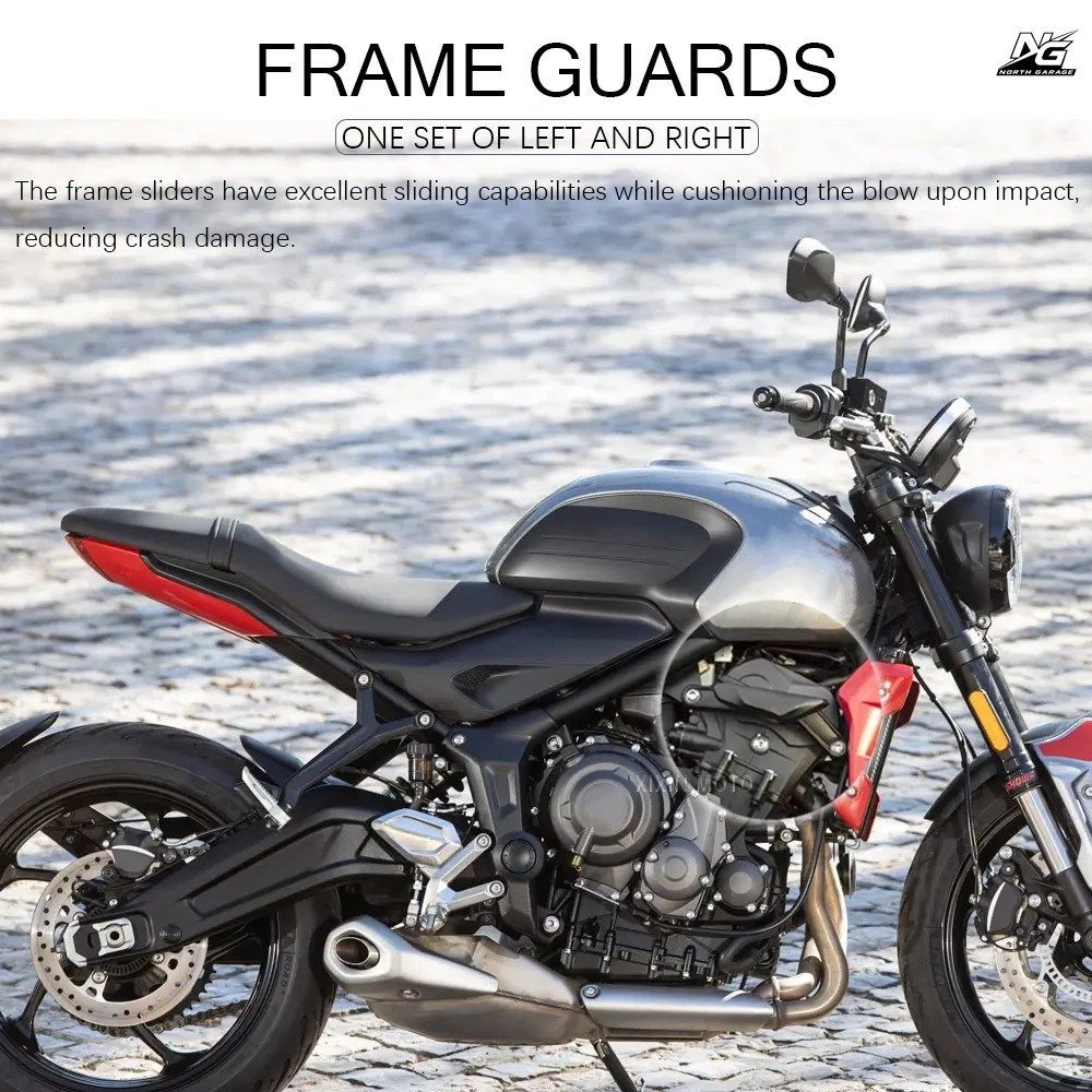2021 2022 オートバイ転倒保護フレームスライダーフェアリングガードクラッシュパッドプロテクター TRIDENT660 2021 2022 オートバイ転倒保護フレームスライダーフェアリングガードクラッシュパッドプロテクター TRIDENT660