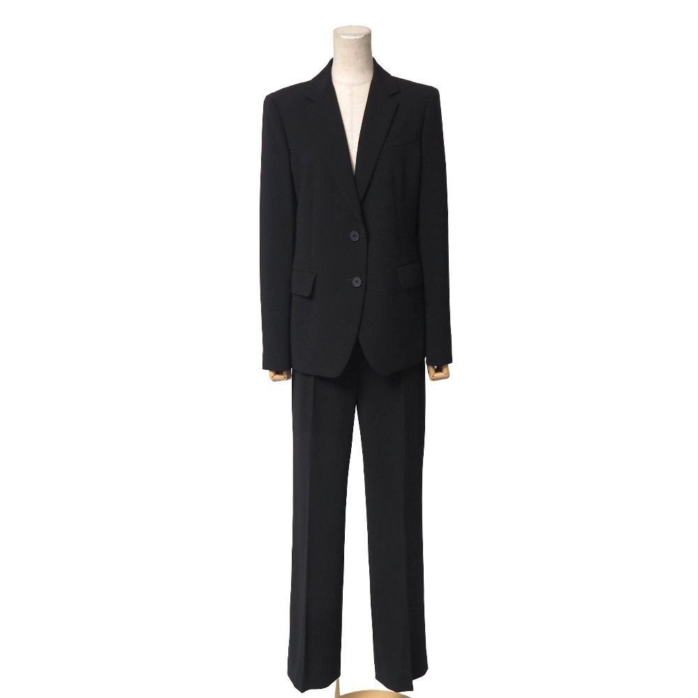 マックスマーラ ステュディオ セットアップ スーツ ジャケット ブラック 44 Max Mara Studio マックスマーラ ストゥディオ パンツスーツ サイズ44