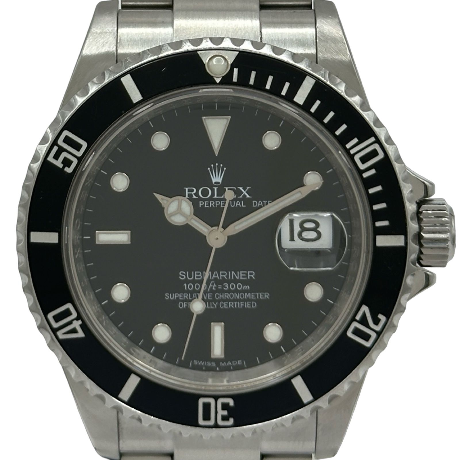 ロレックス ROLEX サブマリーナ 16610 ブラック ステンレススチール 自動巻き メンズ 腕時計